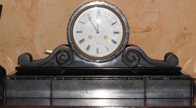 Antique French Clock Co Noel